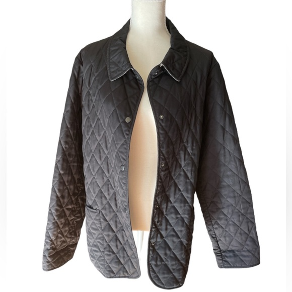John Weitz Black Quilted Jacket - image 1